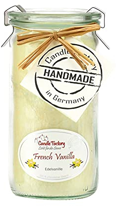 Candle Factory Duftkerze, 15 x 7 x 15 cm, french vanilla