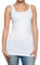 ONLY Damen Onllive Love Long Tank Noos Top, Weiß, XXL EU