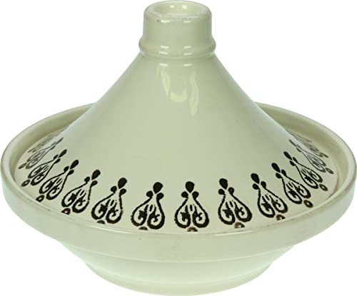 Cosy&Trendy 900084C - Tajine in gres Melbourne, 28 cm, colore: Tortora, Crema