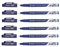 PILOT Fineliner Frixion Filzstifte, radierbar, Blau, 6 Stück