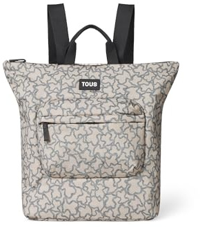 TOUS Bolsa/Mochila de Maternidad con Cambiador de Viaje Kaos, 100% Poliéster (Beige)