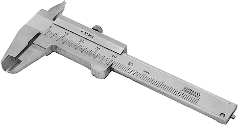 Digitales Messschieber-Werkzeug, Edelstahl-Messschieber, 0-50 Mm Hochgenaues Kleines Tragbares Taschenlineal-Messschieber-Messwerkzeug mit 4 Messmodi für Schmuckmünzen-Rucksack