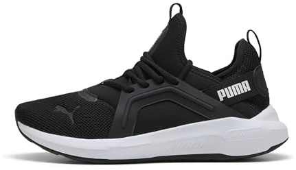 Puma - SOFTRIDE Enzo 5, Zapatillas para Correr de Carretera Unisexo, Puma Black-Puma White,