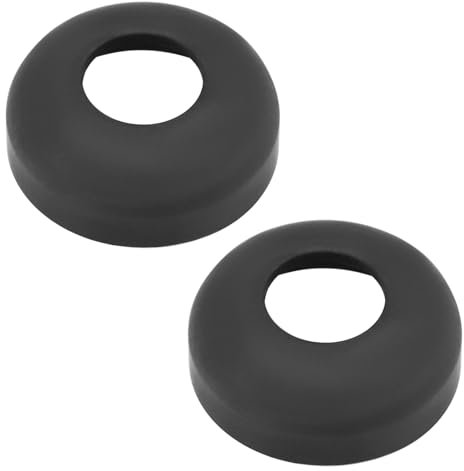 Create idea 2 Stück 3/8 Zoll Fahrrad-Hinterradnabenschalen aus Stahl Vorder- Und Hinterradlager Nabenschalen für 3/8 Zoll Mountainbike Achse Fahrrad Hinterachse Schwarz