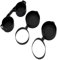 Fegtrtyoa Binoculars Protective Rubber Objective Lens Caps Binocular Eyepiece Lens Cover Telescope Cover Lens Protection B