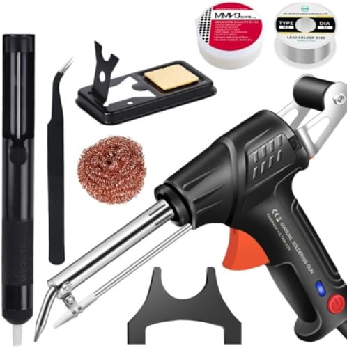 Soldadura laser,Soldador multifunción, herramientas de soldadura láser industrial con calentamiento interno, soldador automático con cable y calor interno, herramienta de soldadura eléctrica 3 en 1 fo