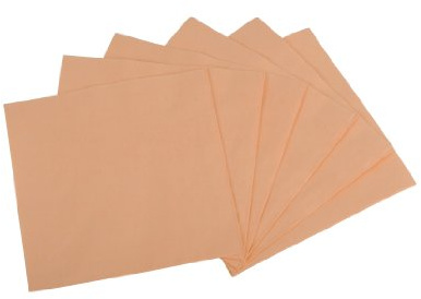 Funny Zelltuchservietten | 33 x 33 cm, 1/4 Falz, 3-lagig, apricot|4er Pack (4 x 250 Stück)
