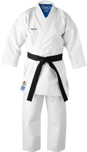 Blitz Odachi Wkf Approved Karate Suit - White, 6/190cm