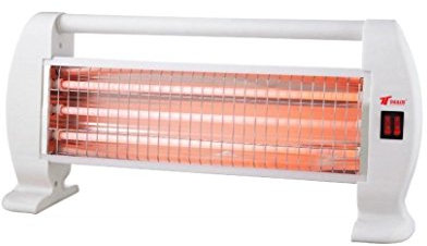 Estufa 1200W 3 Tubos de Cuarzo 1200W Calefactor Calentador Radiador Halogeno Calor para el hogar