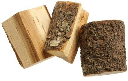 HENDI Morceaux de bois de fumage, aromatique, pour le fumage à chaud, pour les fours à pizza, les fours extérieurs, les barbecues, les rôtissoires, sur charbon de bois, bois naturel, amande, 3kg