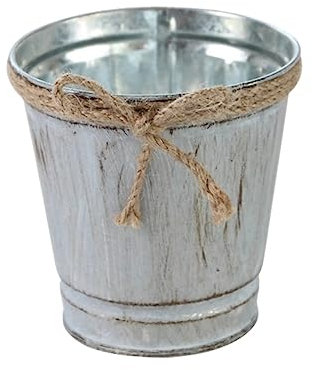 Milisten Jarrón de hierro vintage para decoración de plantas, jarra de interior con tapas, macetas de interior negras para plantas de interior, plantas suculentas, decoración de valla, maceta de metal