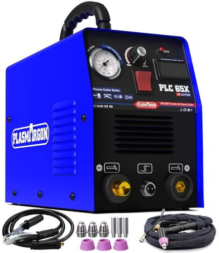 PLASMARGON 65 Amp Plasma Cutter HF IGBT Inverter Plasma Cutter Portable Air Plasma Cutting Machine 230V PLC65X