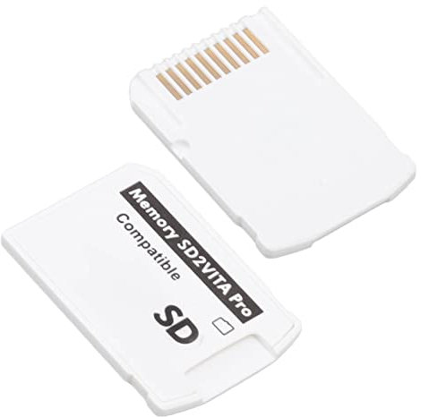 Akozon High-Speed Storage Card Adapter for PS VITA, Memory Card Slot Adapter for PS VITA, Compatible with HENkaku Enso System 3.60, Supports Up to 256GB Micro Storage Card