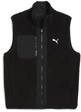 PUMA Unisex vändbar hybrid sherpa väst säsongsjackor (förpackning med 1)