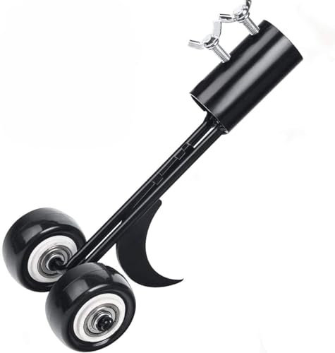 MiaoMa Outil de désherbage à crochet, outil de désherbage de terrasse avec roues, outil de désherbage pour jardin, outil de désherbage sans s'agenouiller pour le nettoyage entre les dalles, blocs,