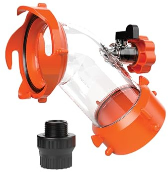 Camco Rhino Blaster RV Tank Rinser with Backflow Preventer - RV Accessories for Toilet and Waste Tank Cleaning - Essential Camper Supplies for Odor Control and Sensor Maintenance - (39080)