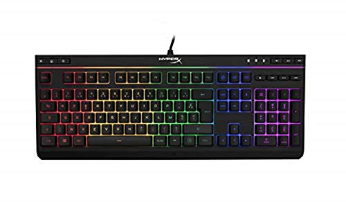 HyperX HX-KB5ME2-FR Teclado para gaming RGB con núcleo de aleación (AZERTY)