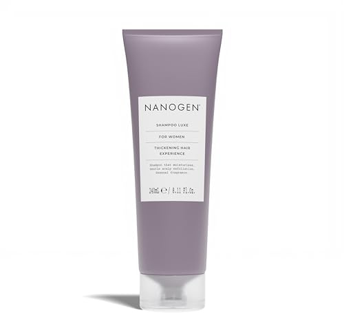 Nanogen Thickening Luxe Shampoo for Women 240ml - Conditioning shampoo, deep cleansing with Salicylic acid and Hair Growth Ingredients to encourage hair growth. Can use with Minoxidil treatment.