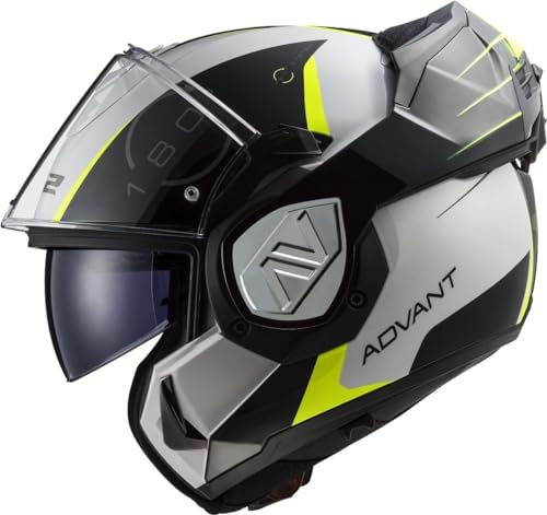 LS2, Klapphelm Motorrad ADVANT CODEX White Black, L