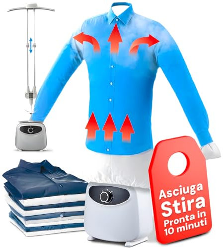 Avilia – Asciugabiancheria ad Aria Calda Elettrico 1000W Smart Rettangolare con Telecomando, Timer 180 Minuti, Touch, per Lenzuola e Indumenti, Asciugapanni Compatto con Ruote fino a 15 kg