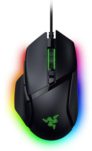 Razer Basilisk V3 35K Wired Ergonomic Gaming Mouse : HyperScroll Tilt Wheel - 35K DPI Optical Sensor Gen 2-13 Customizable Controls - Chroma RGB - Optical Switches Gen 3 - Speedflex Cable (Renewed)