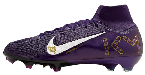 Nike Mercurial Superfly 10 Elite Kylian Mbappe FG Chaussures de football montantes (FQ8692-500, Grand Violet/Ivoire pâle), Violet/ivoire pâle, 6.5