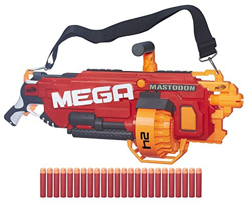 Nerf B5575F07 N-Strike Mega Mastodon Toy Blaster, Green, (Unset)