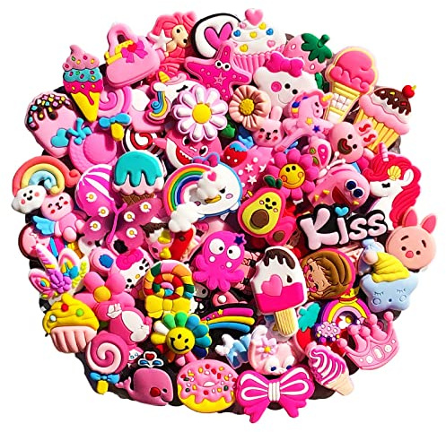 Lot of 30/50 PCS Random Shoe Charms for Croc Charms, Shoe Decoration Charms | Bracelet Wristband Accessories | Party Favors