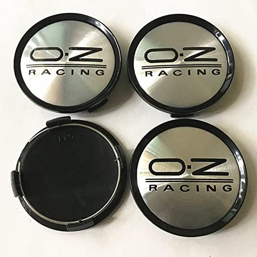WEKUW 4 Stück Nabendeckel, für OZ Racing 75mm Auto Felgendeckel Wasserdicht Staubdicht radnabenabdeckung felgenkappen Radnabenabdeckung Zubehör