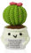 NQEUEPN Cactus Positivo, Giocattolo di Cactus Lavorato a Maglia Bambola Carina Divertente Emotiva Dalla Vita Positiva Ornamenti Regali per Bambini Amici Camera Ufficio Scrivania Arredamento