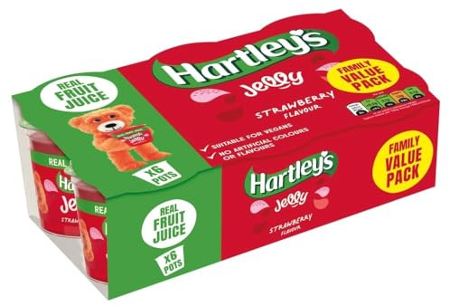 Hartley's Stawberry Jelly 6 x 125g