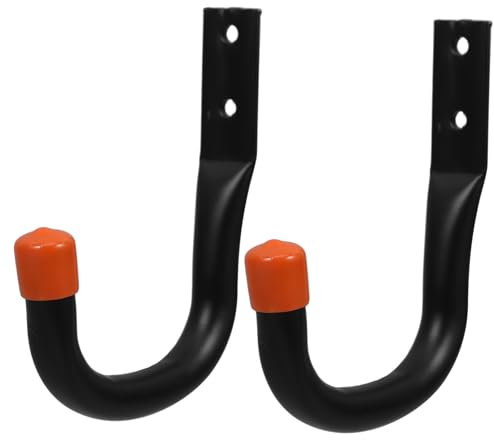 jojofuny 2stücke Robuste Wandhaken Für Garage Mit Schrauben Zur Werkzeugaufbewahrung Und Fahrradaufhängung Praktische Montagehaken Für Ordnung