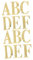 DIYEAH 2 Ensembles Plaque De Porte Lettres A Adhésives Dorées Autocollants Décoratifs Pour Numéros Adresse Pour Maison Bureaux Extérieur 6 Pièces * 2