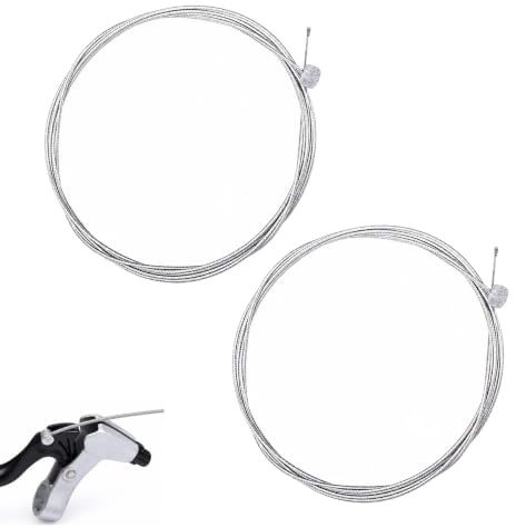 VBK Câble de frein vélo 2 pièces 2m acier pour VTT route V-Brake