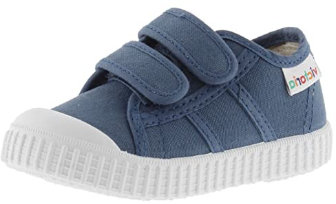 victoria Sneaker Unisex 1915 Tela & Doppia Chiusura A Strappo & Punta Rinforzata 136606 per Bambini Jeans 23