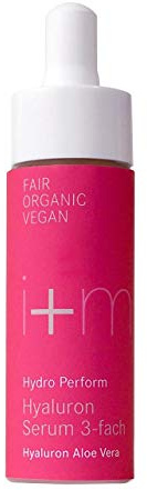 i+m® Hyaluron Serum 3-fach 25ml · Natürliches Anti Aging BIO Gesichtsserum hochdosiert · Feuchtigkeitsserum ohne Alkohol · 3-fach Hyaluronsäure für Gesicht · Vegan