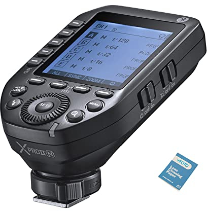 Godox XProII-N 2.4G Flash Trigger Transmitter TTL Autoflash 1/8000s Bluetooth-kontrol, Scanningsfunktion Kompatibel für Nikon D800, D750, D610, D7100, D5300, D3100 DSLR Kameraer