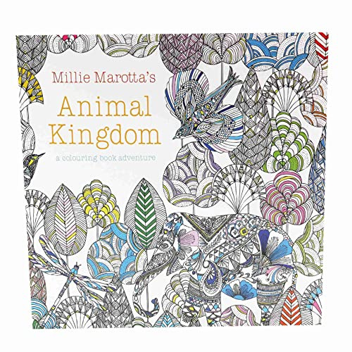 Phyachelo Livre de Peinture de coloriage de Chasse au du Royaume des Animaux pour Enfants et Adult