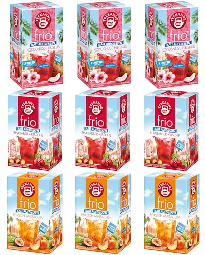 frio Rharbarber-Kirsche 10 Packungen à 18 Beutel, 450g
