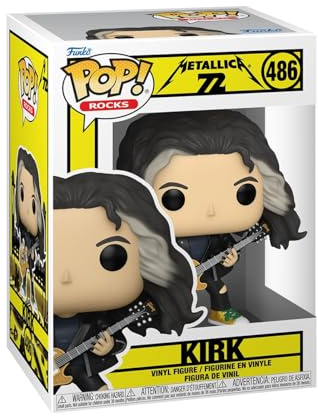 Funko Pop! Rocks: Metallica - Kirk Hammett - (72S) - Collectable Vinyl Figure - Gift Idea - Official Merchandise - Toys for Kids & Adults - Music Fans - Model Figure for Collectors and Display