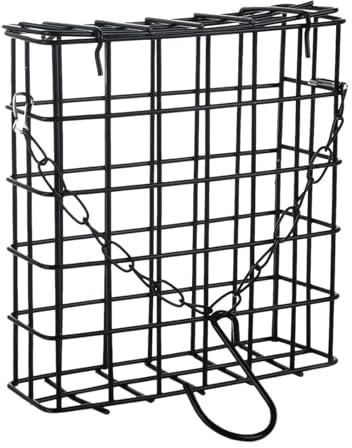 Comederos De Pájaros para Exterior | Contenedor Jaula De Malla De Alambre,Alimentadores De Pájaros para Exterior Suspendibles | para Jardín Balcón Terraza Parque De Observación
