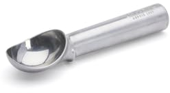 De Buyer Cucchiaio Gelato Alluminio forgiato Manico Vuoto 18 4815-00N, Grigio, Lungh. cm 18.5, Largh. cm 4.5, altezza cm 3.7