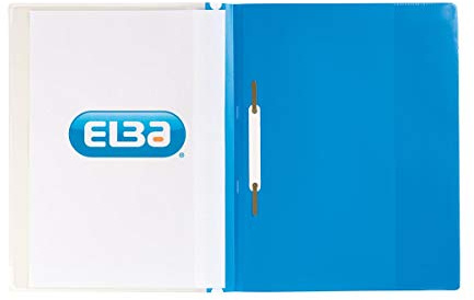 Elba Pocket Report File A4 Blue (Pack of 25)