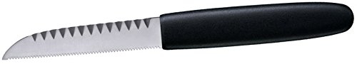 Professionale parati Coltello da taglio/Pomodori con lama extra affilato e lama in acciaio temprato acciaio inox 18/0 in solinger pizzo qualità/lunghezza: 18,5 cm | erk