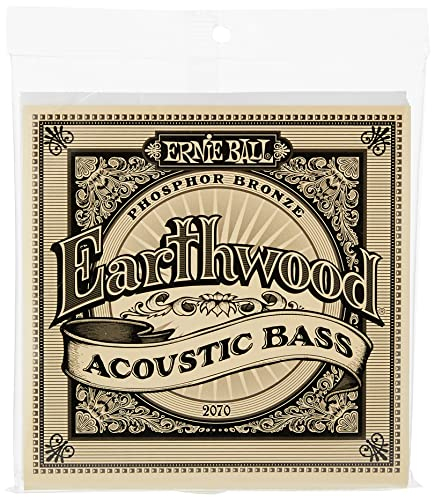 Ernie Ball P02070 Earthwood Phosphor Bronze Akustik-Bass-Saiten, Stärke 45-95, Originalversion