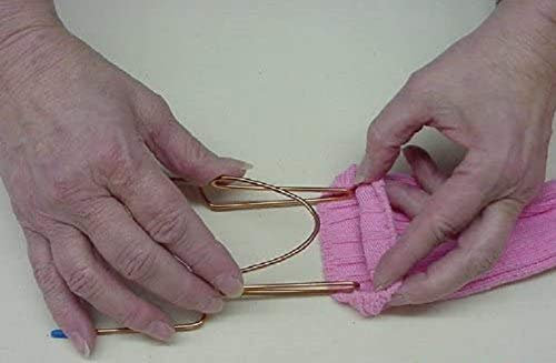 Embroidex 2 Socke Easy Stickmaschinen-Hooping-Hilfe/Reifen (Pink, Rechteckig, Acrylnitril-Butadien-Styrol (ABS), 2 Stück)