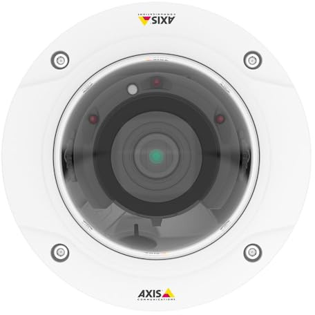 AXIS 0885-001 PTZ Network Surveillance Camera, White