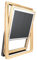 Roto Verdunkelungsrollo für Dachfenster, Größe des Rahmens: 114 cm x 118 cm, Anthrazit