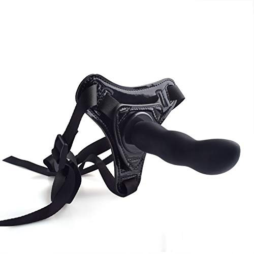 Strap on cintura regolabile indossabile dildo punto G fallo sesso safico sodomia