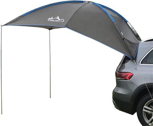 Car Awning Sun Shelter Wear-resistant Waterproof Oxford Car Side Tent Sun Shelter Anti-UV Auto Canopy Camper Trailer Tent Tailgate Awning Tent Rooftop Rain Canopy For Driving Camping Travel
